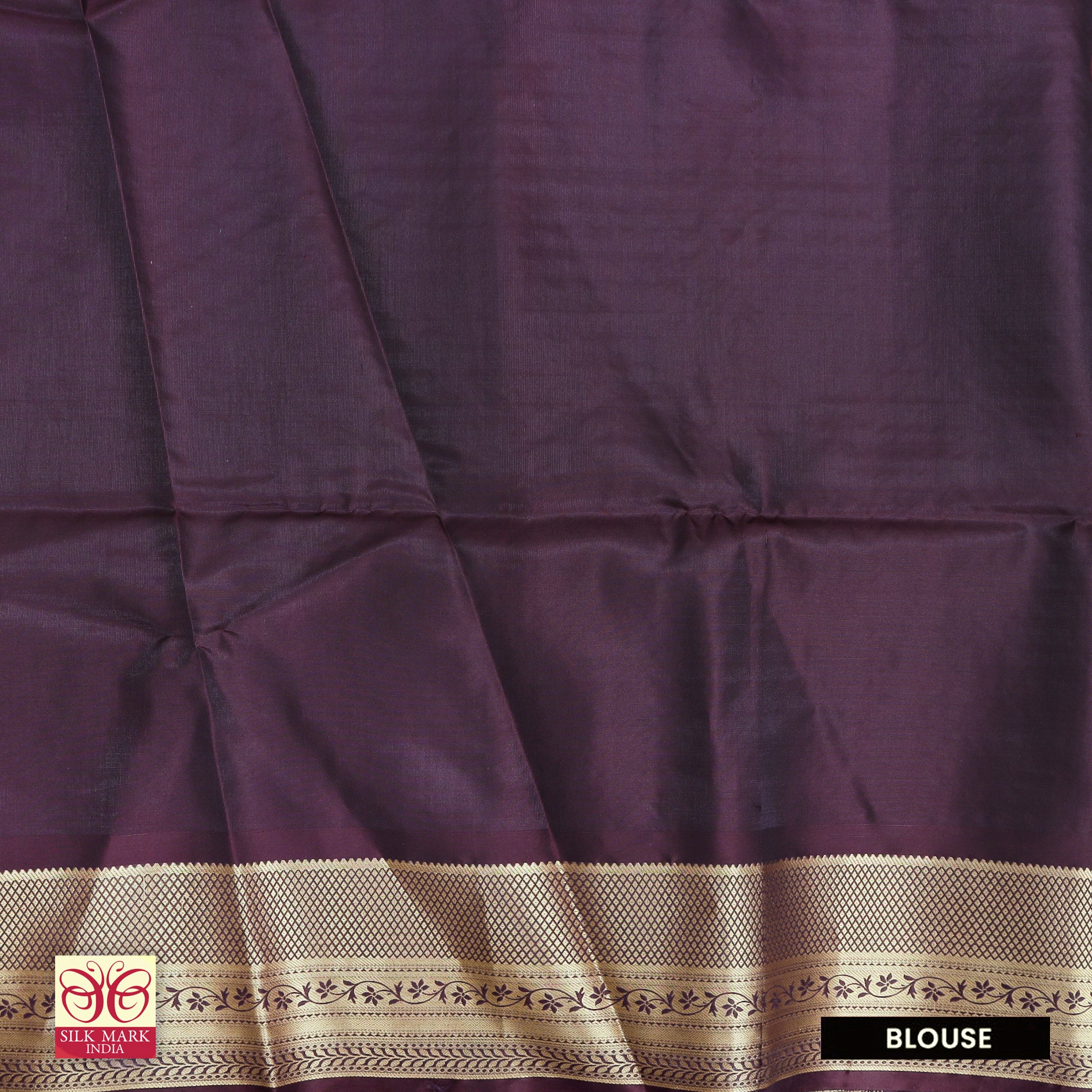 Maroon With Dark Chocolate Brown Premium Pure Soft Silk Saree