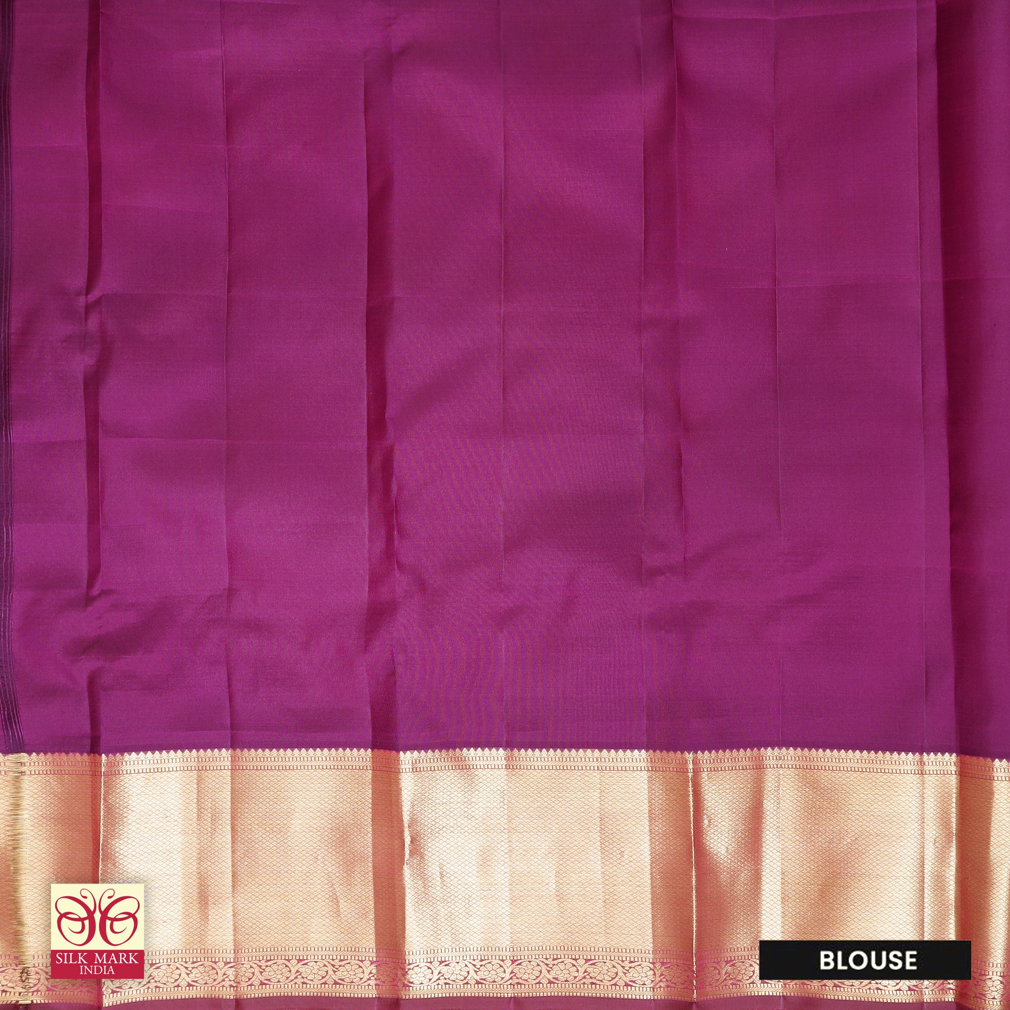 Magenta With Purple Gold Zari Subalaya Wedding Silk Saree