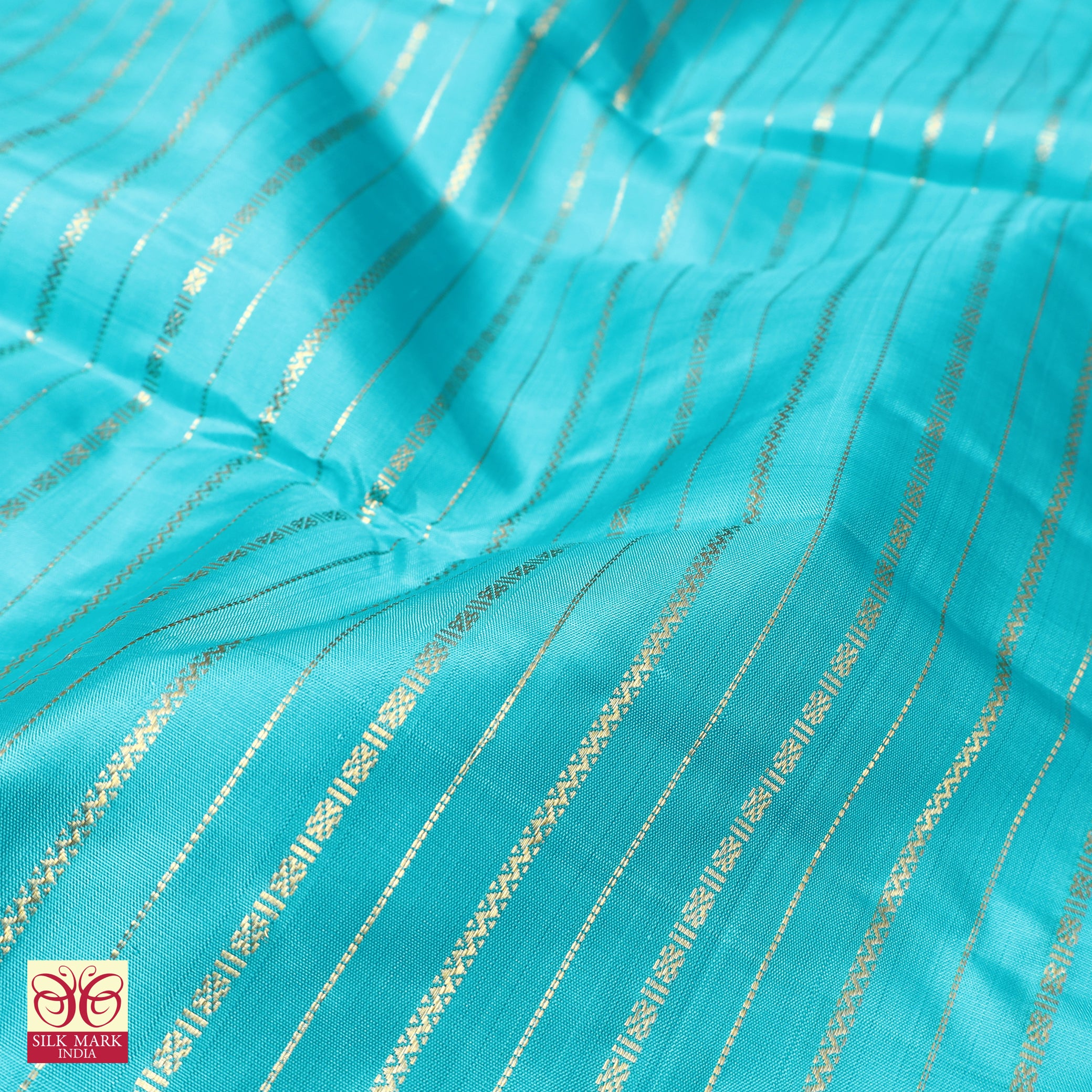 Sky Blue Silk Saree
