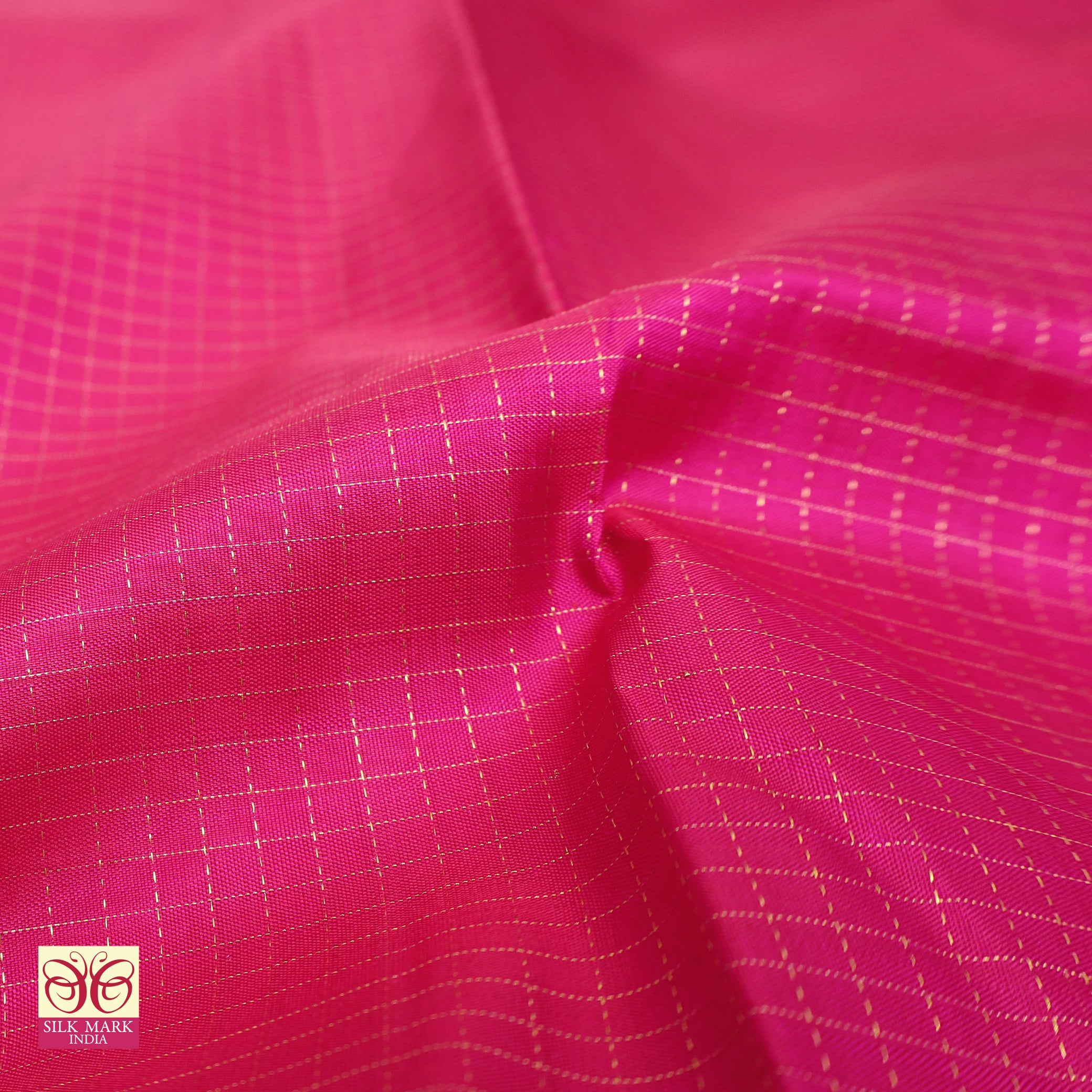 Magenta Purple Zari Bridal Saree