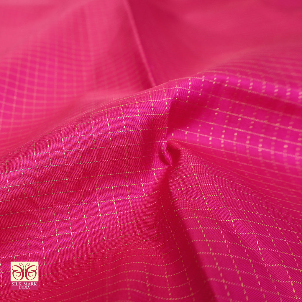 Magenta Purple Zari Bridal Saree