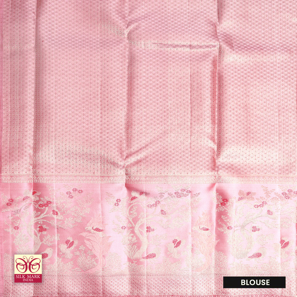 Red With Light Pink  Subalaya Wedding Silk Saree