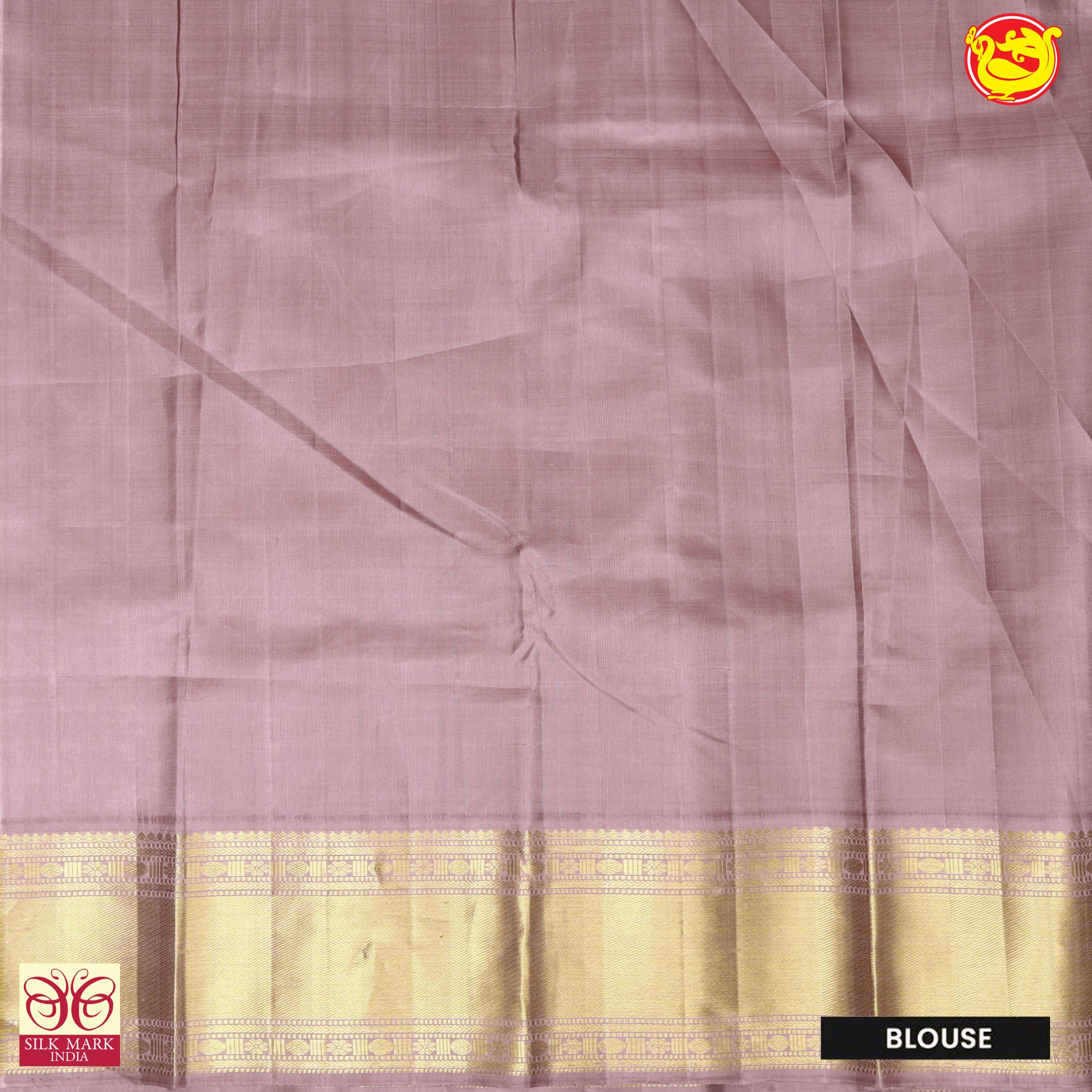 Maroon Gold Silk Saree