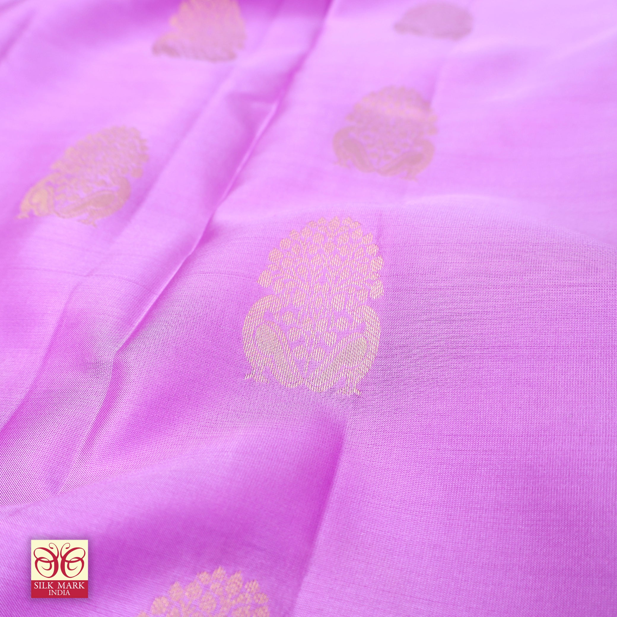Pastel Pink With Turquoise Blue Kanchipuram Pure Soft Silk Saree