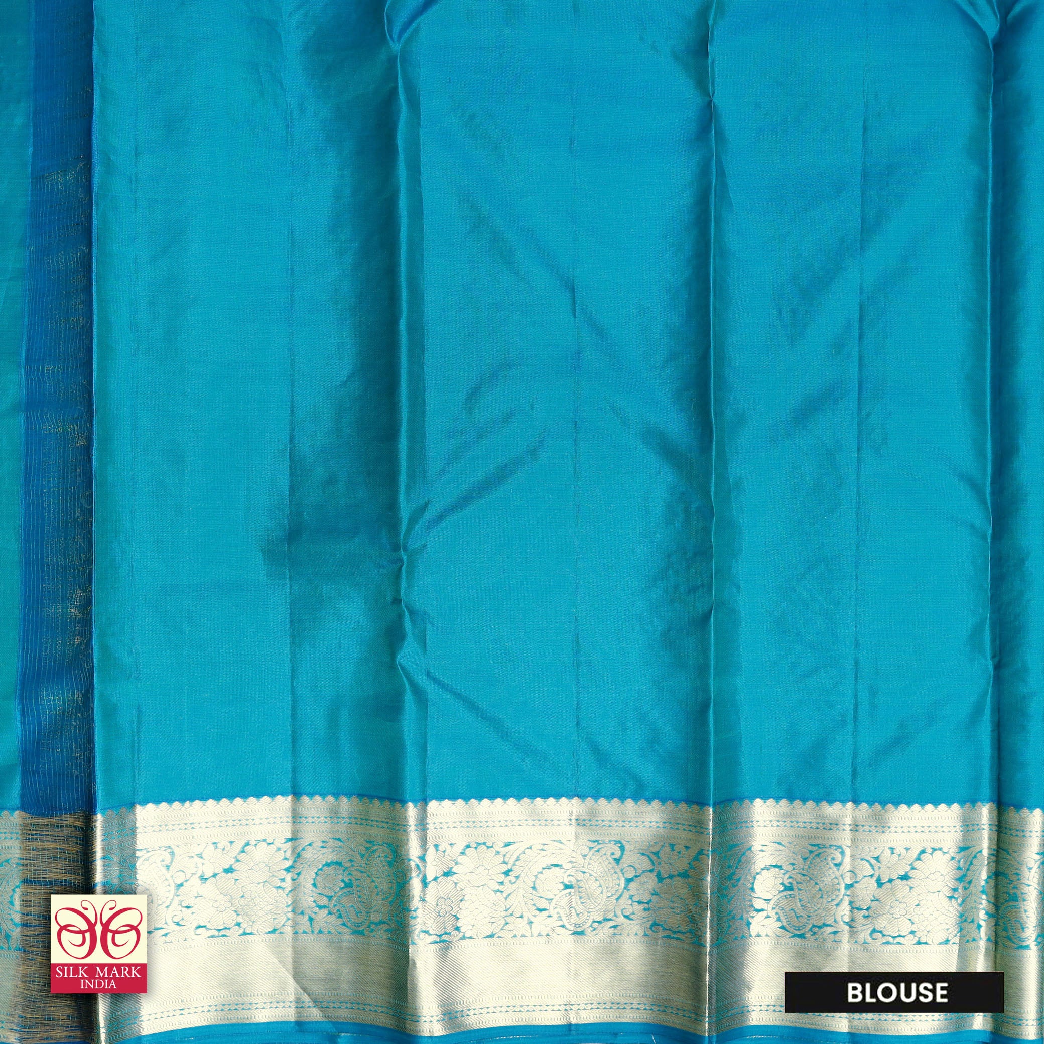 Lime Green With Blue Gold Zeri Subalaya Wedding Silk Saree
