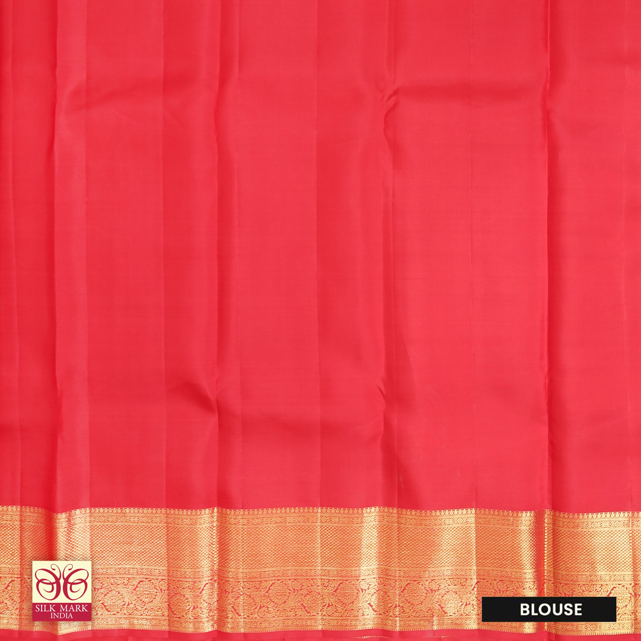 Red With Gold Zari border Subhalaya  Wedding Silk Saree