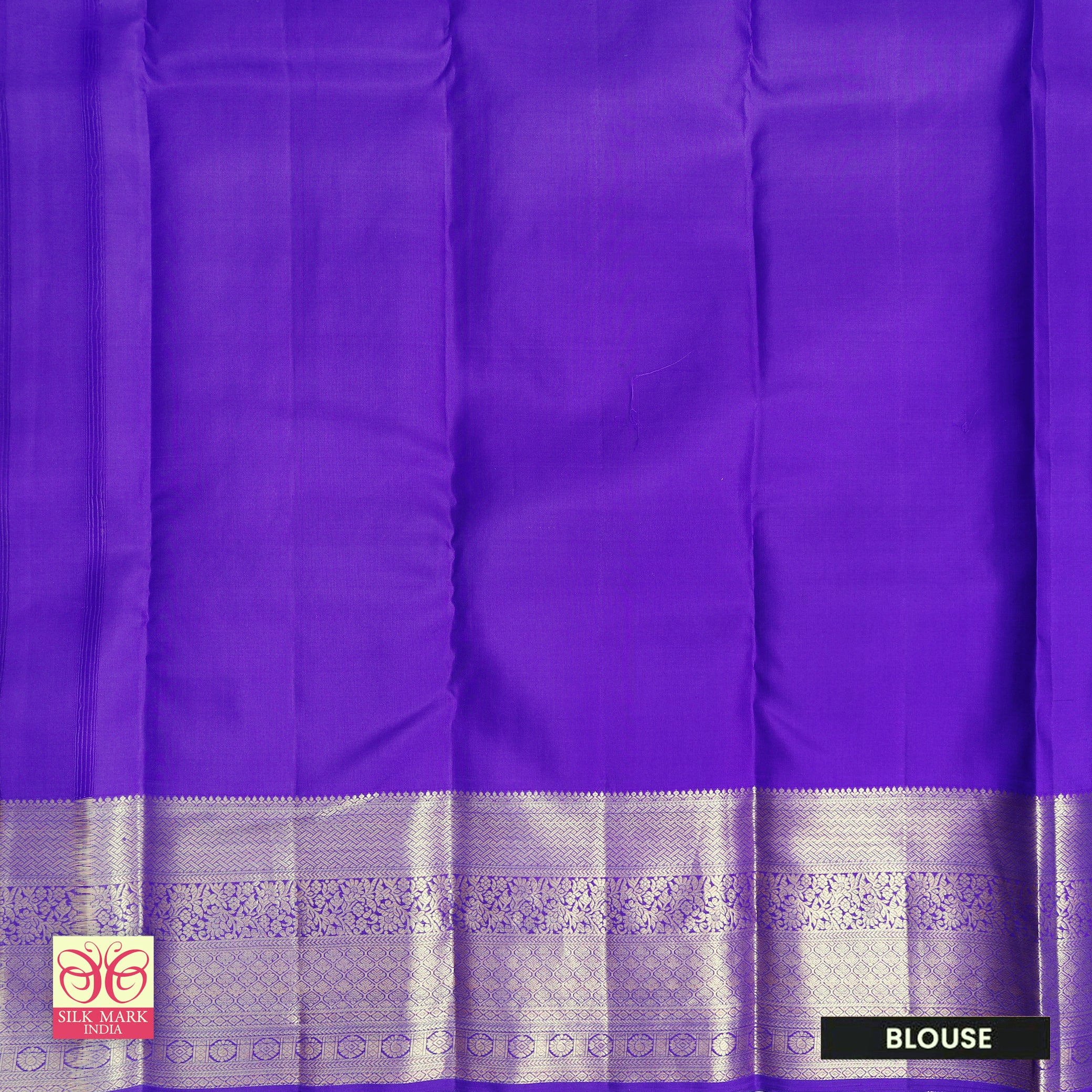 Royal Blue With Ink Blue  Gold Zeri Subalaya Wedding Silk Saree