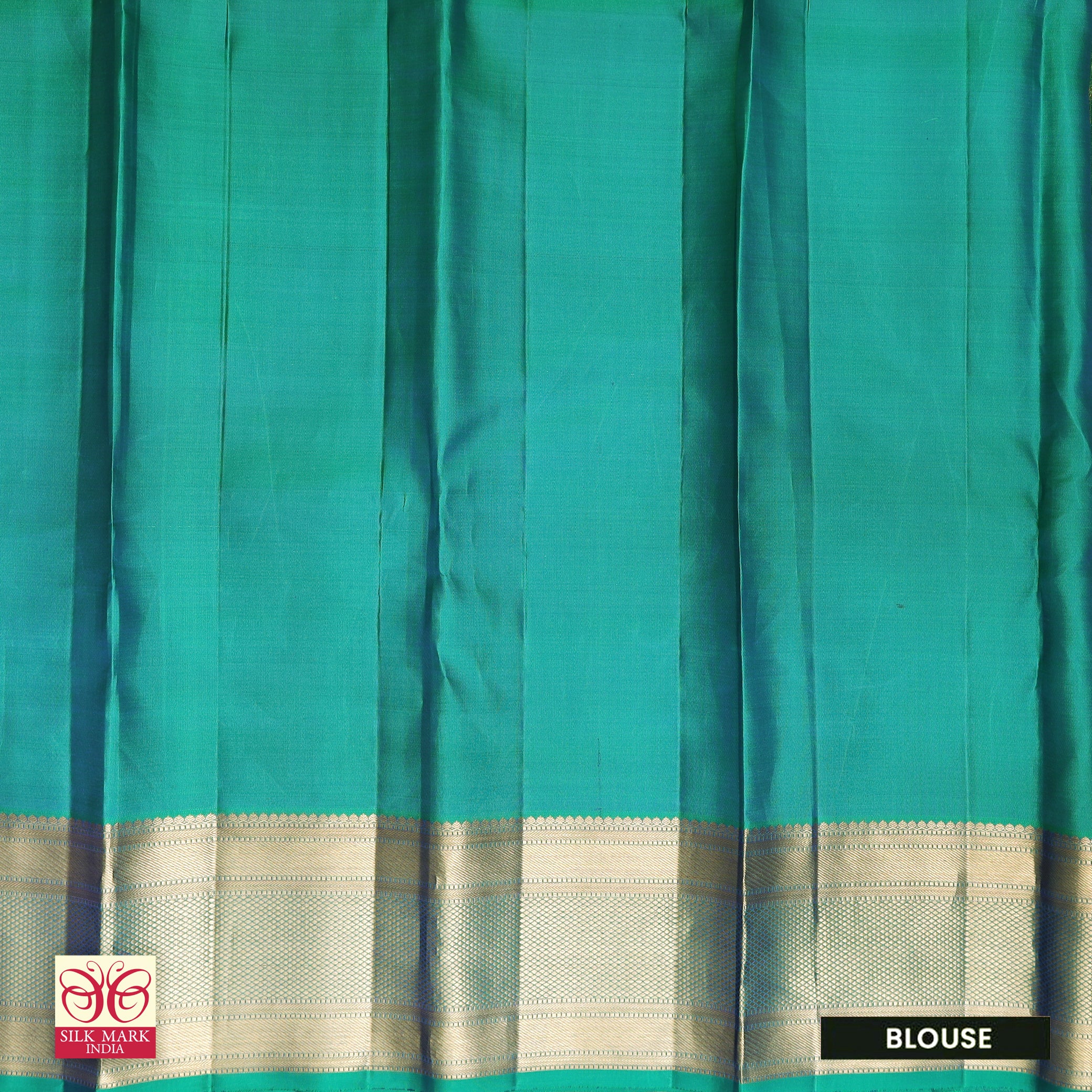 Sea Green With Gold Zari Wedding Subalaya Silk Saree