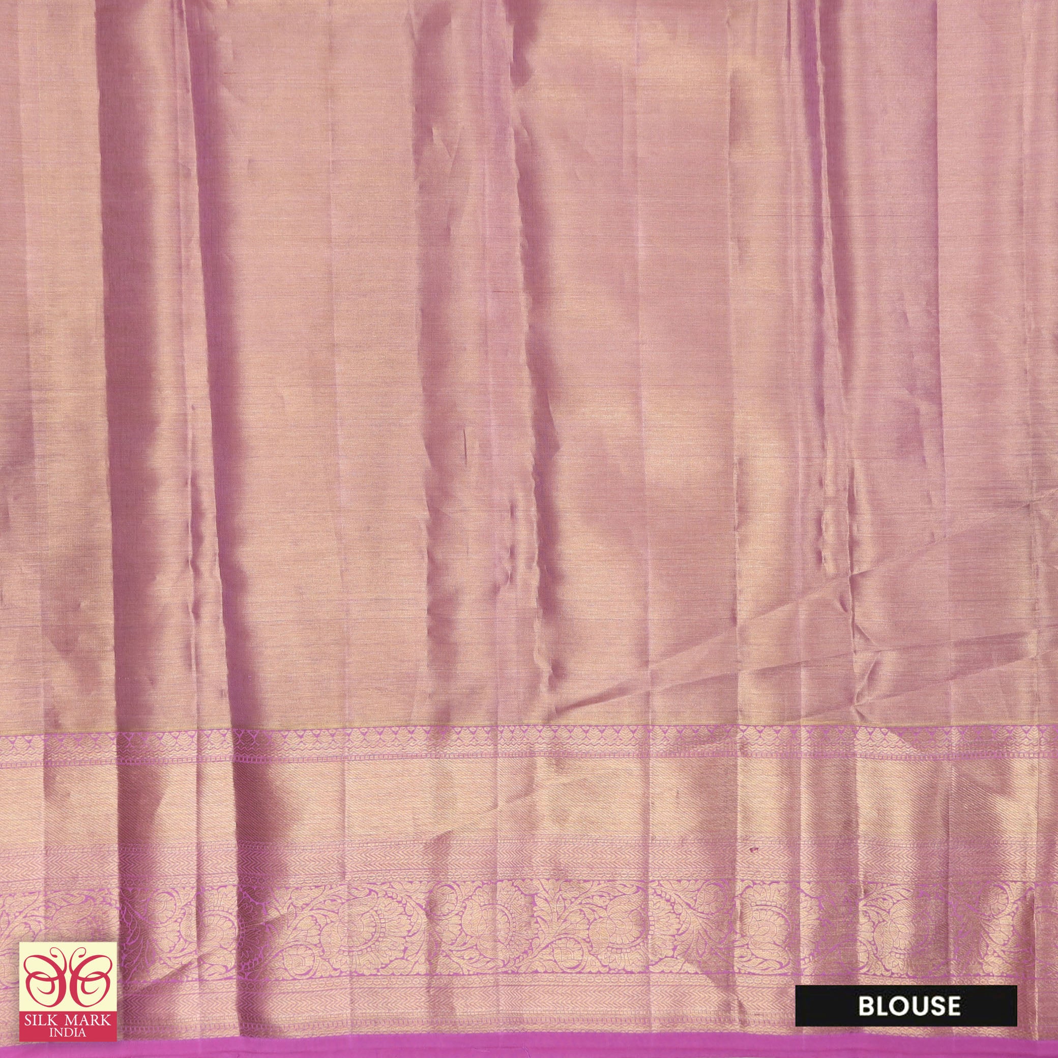 Pastel Pink With Baby Pink Tissue Kanchipuram Wedding Silk Saree