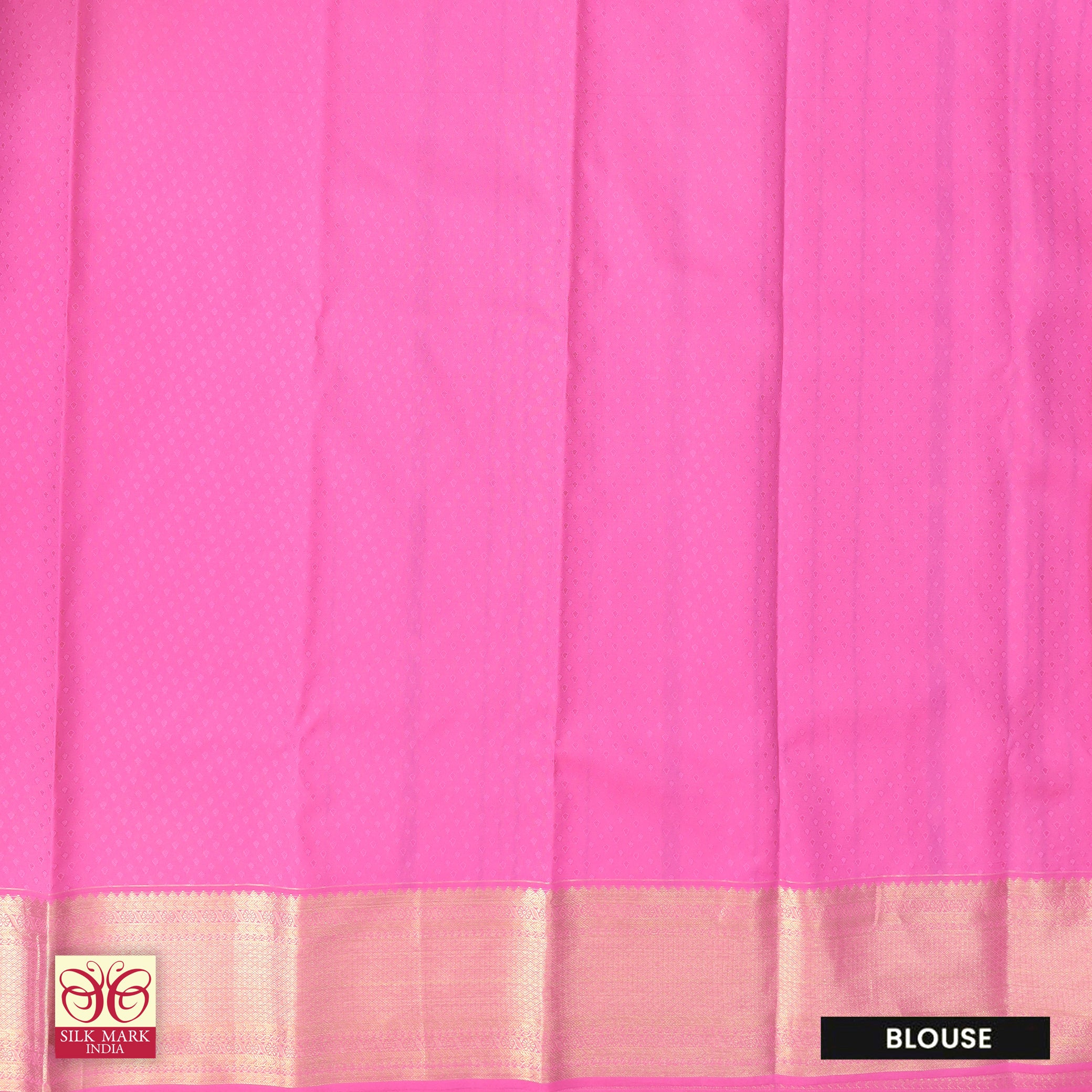 Baby Pink With Gold  Zariborder Kachipuram Wedding Silk Saree
