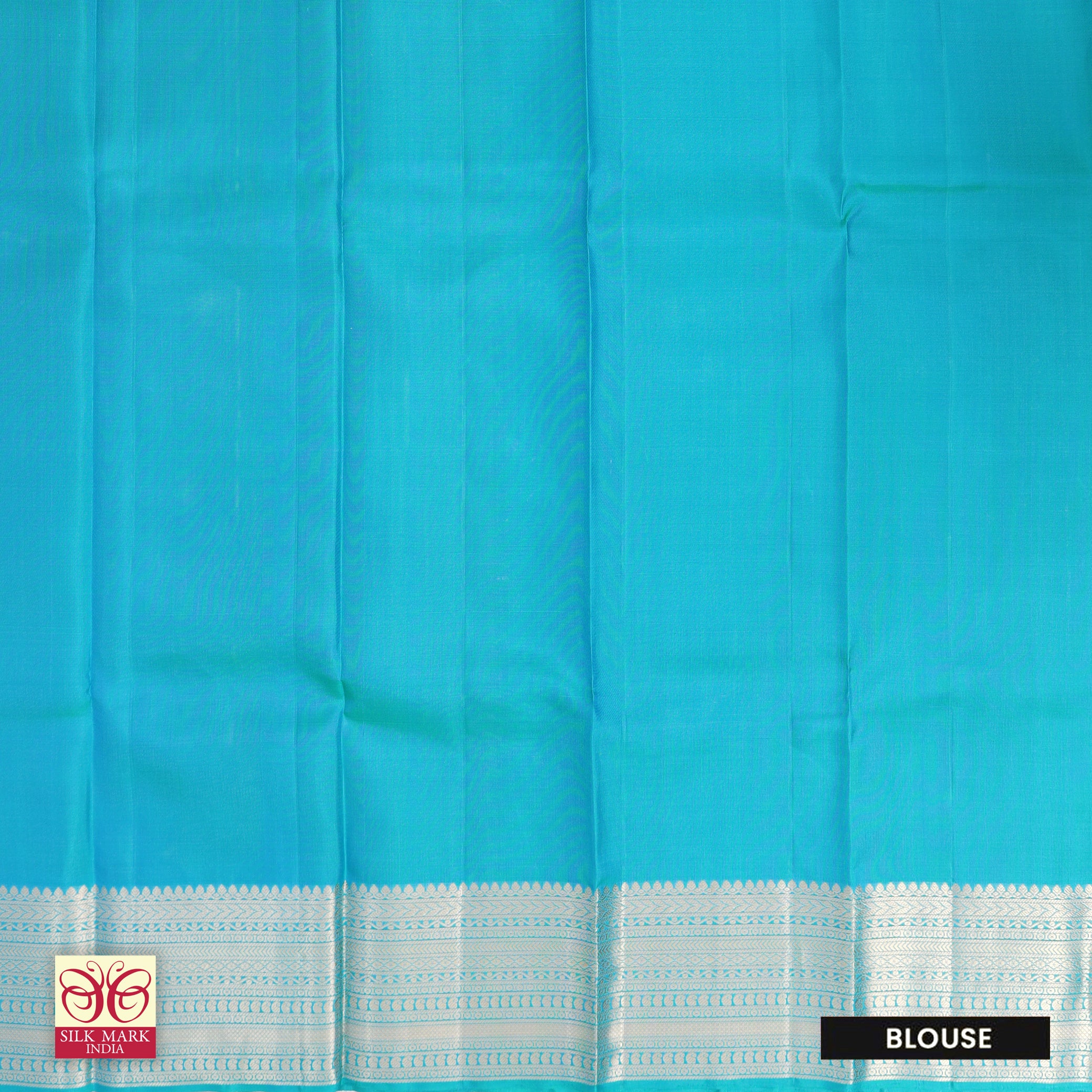 Mustard Yellow With Sky Blue Kanchipuram Pure Soft Silk Saree