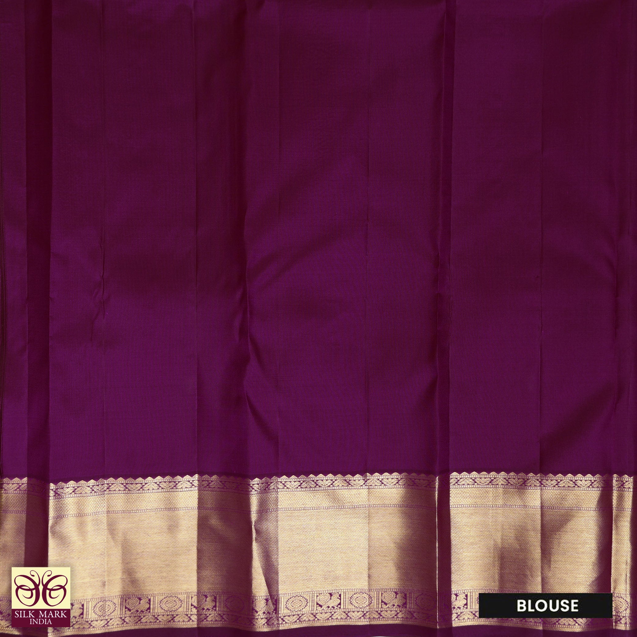 Purple  With Gold Zari Wedding Subalaya Silk Saree