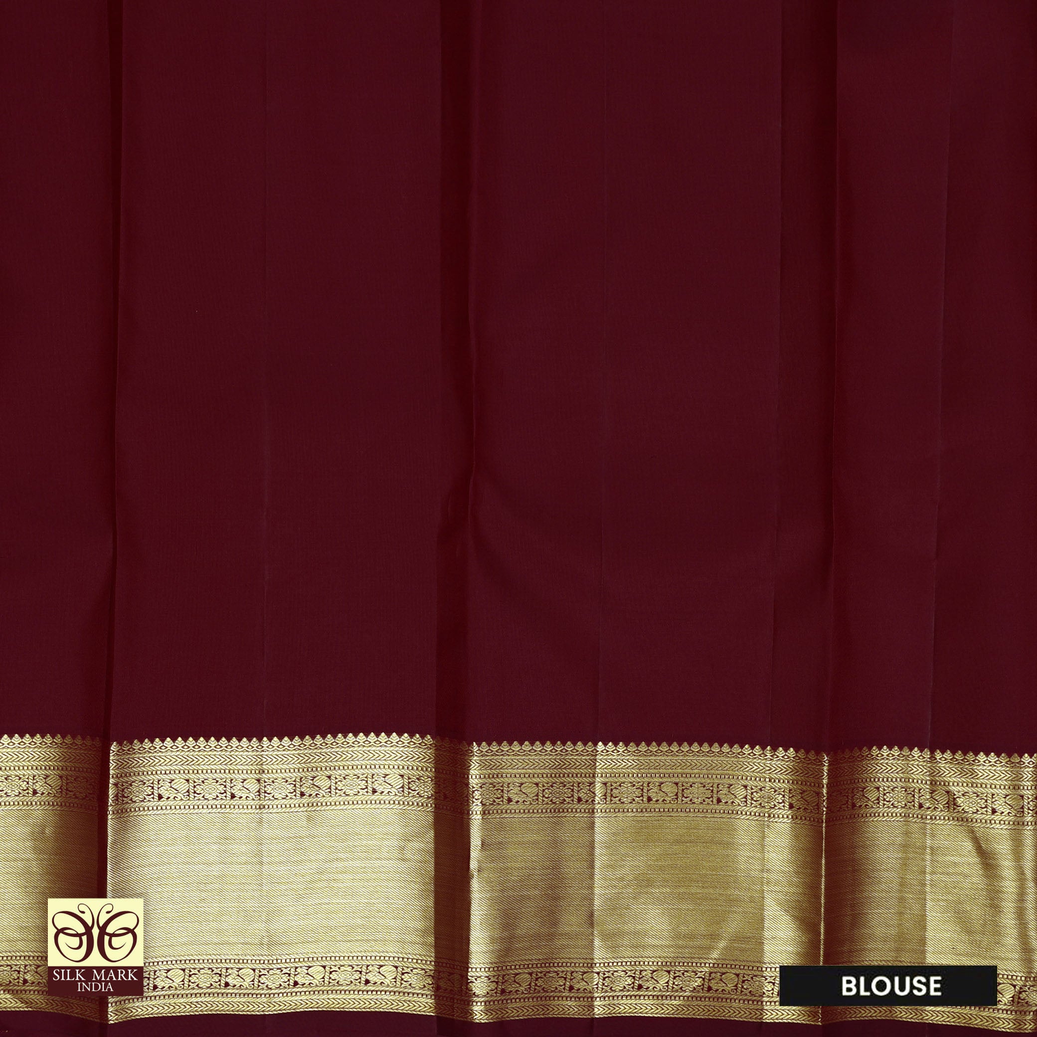 Maroon With Gold Zeri Subalaya Wedding Silk Saree